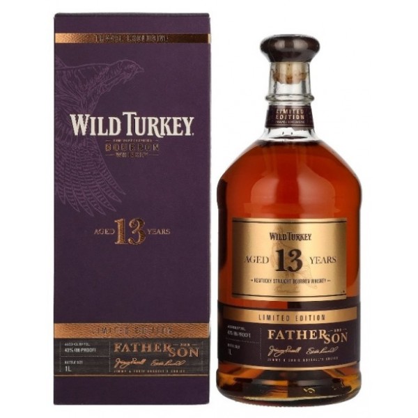 Wild Turkey 13 Year Old Father & Son Limited Edition Kentucky Bourbon Whiskey 1L