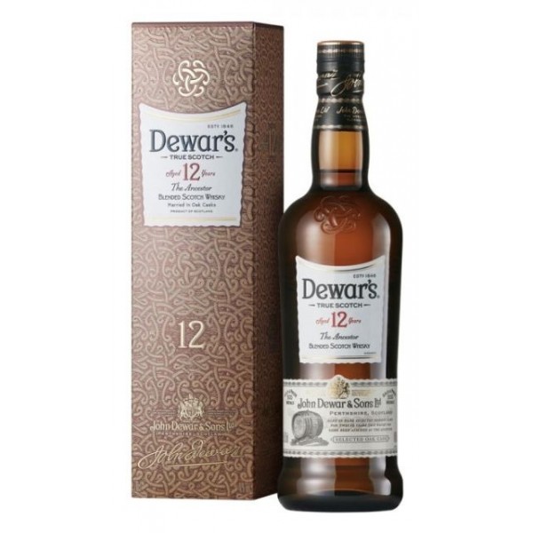 Dewar's 12 Year Old Blended Scotch Whisky 1Ltr