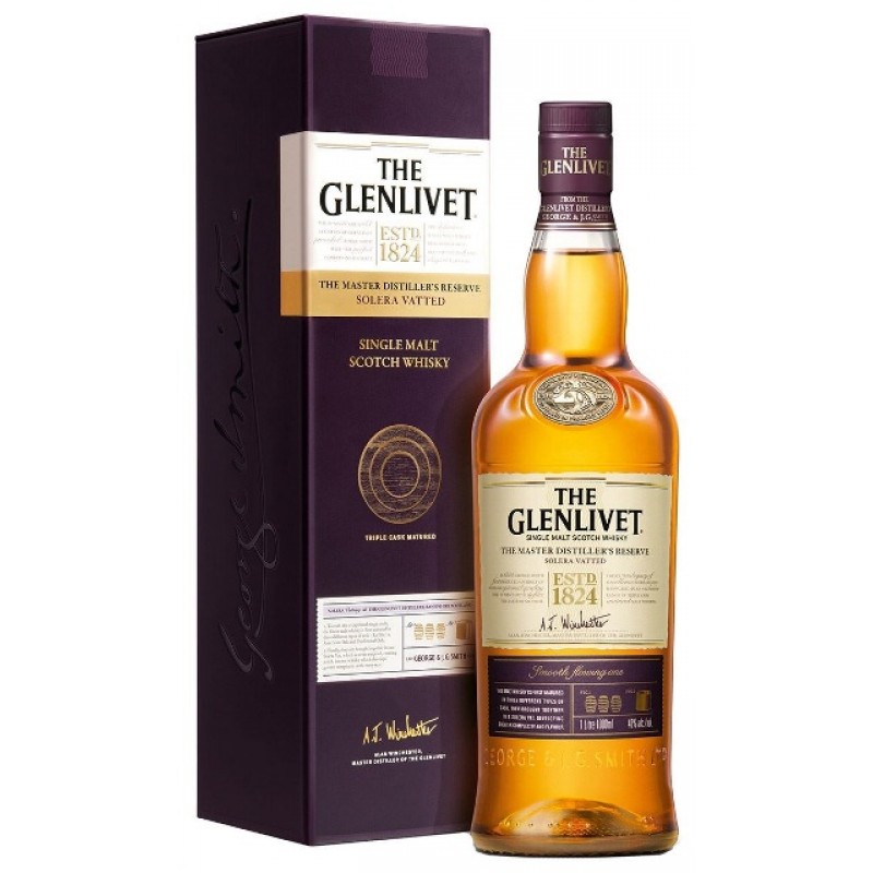 The Glenlivet Master Ditillers Reserve Solera Vatted Single Malt Whisky 1Ltr