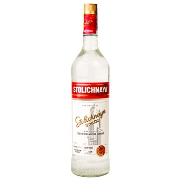 Stolichnaya Premium Vodka 1Ltr
