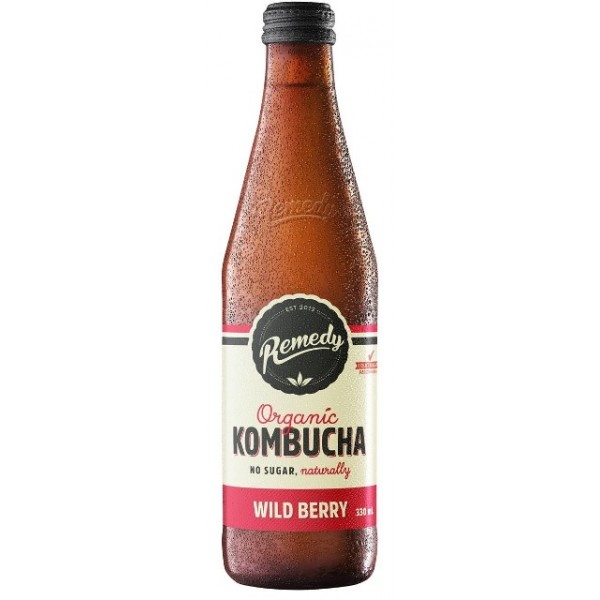 Remedy Kombucha WILD BERRY Bottle 330ml