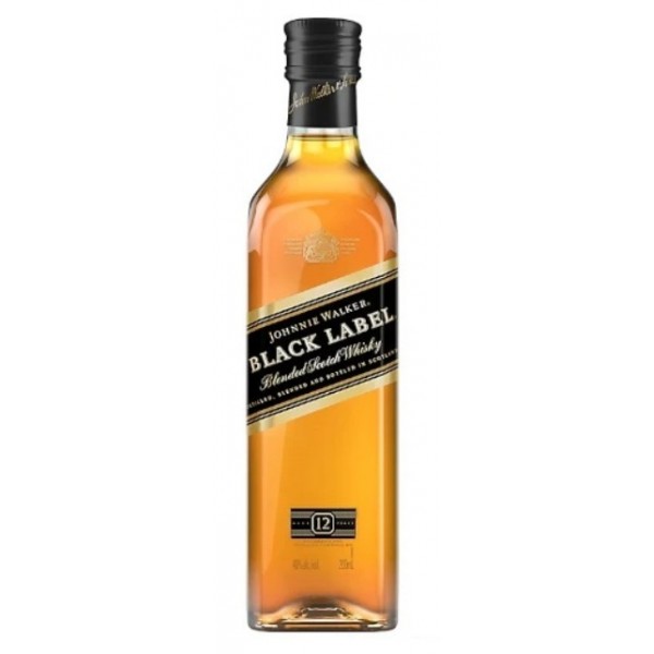 Johnnie Walker Black Label Blended Scotch Whisky 200ml