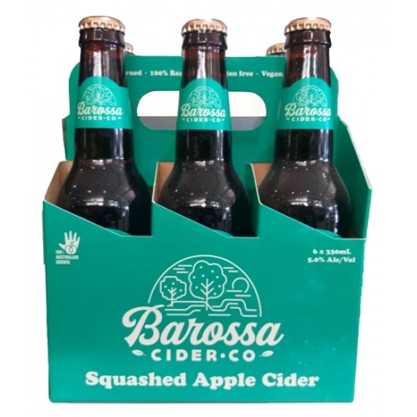 The Barossa Cider Co. Squashed Apple Cider 6PK Bottle 330ml