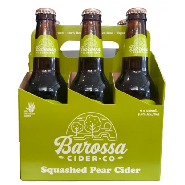 The Barossa Cider Co. Squashed Pear Cider 6PK Bottle 330ml