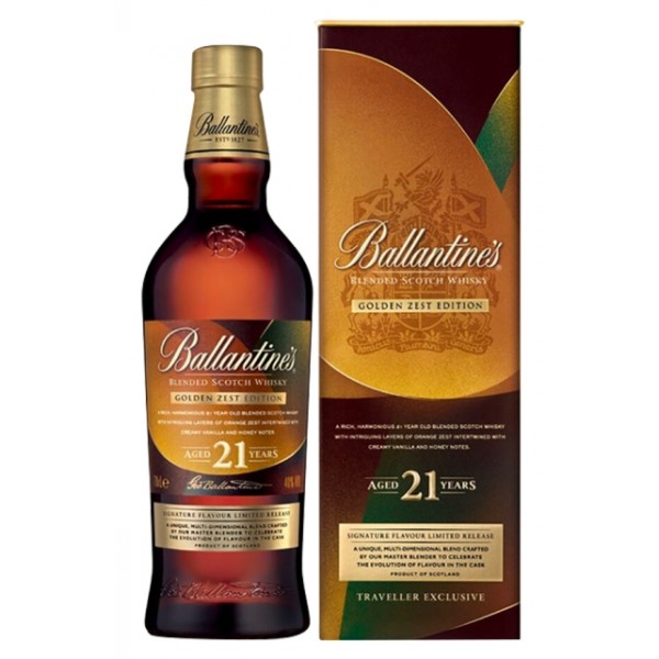 Ballantine's 21YO Golden Zest Edition Scotch Whisky 700ml